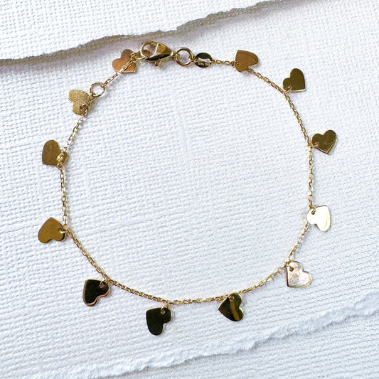 Multiple Hearts Bracelet