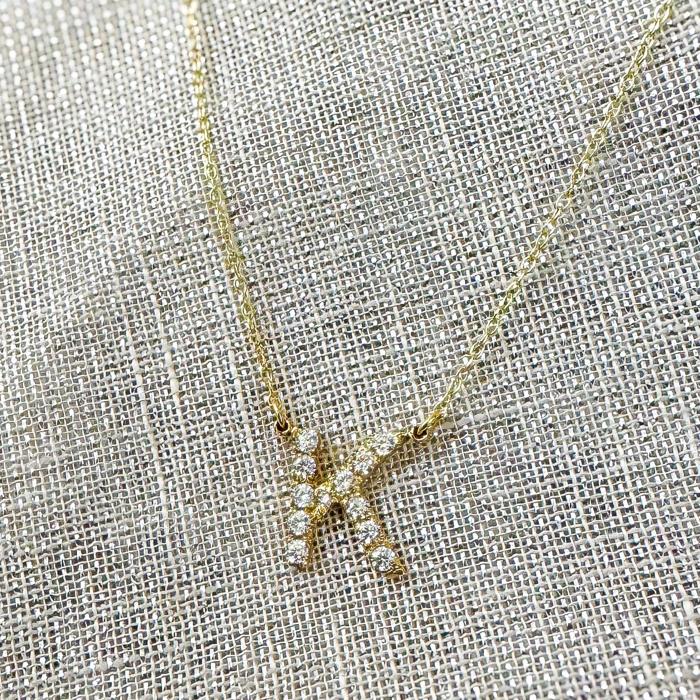 Initial with Zirconia Necklace