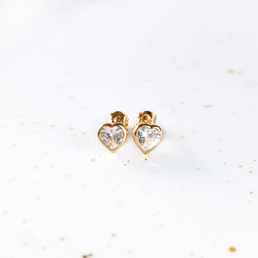 Heather Heart Earrings